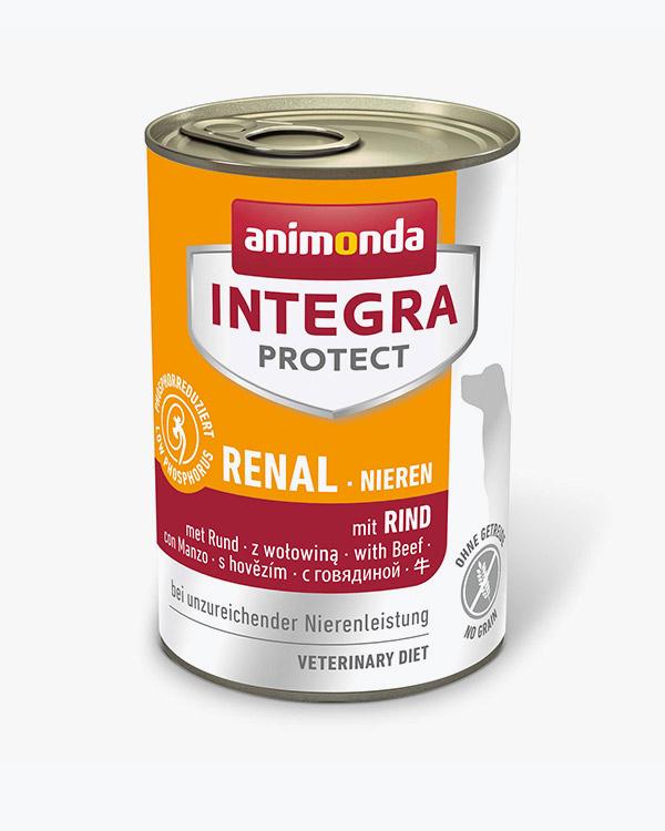 Корм ветеринарний вологий Integra Protect Renal з говядиною для собак з хворобами нирок, 400г