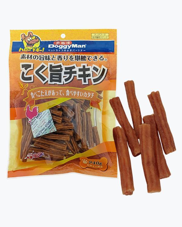 Лакомство для собак DoggyMan Delicious Chicken Stick куриные палочки, 0.24 кг