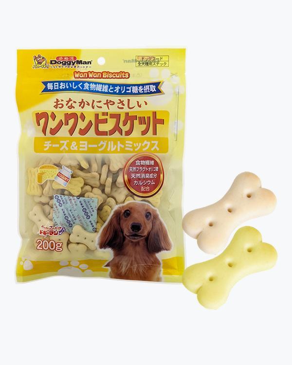 Ласощі для собак DoggyMan Healthy Biscuit Yogurt печиво з йогуртом, 0.2 кг