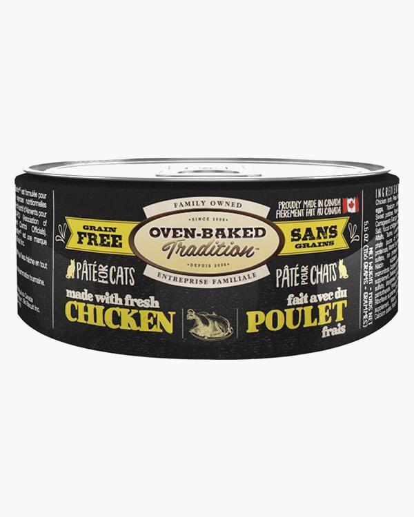 Беззерновий паштет для кішок зі свіжим м'ясом курятини Oven-Baked Tradition 156 г
