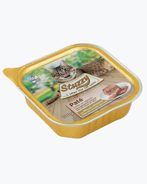 Вологий корм для кішок Stuzzy Mister Cat Chicken Liver паштет з курячою печінкою, 100 г