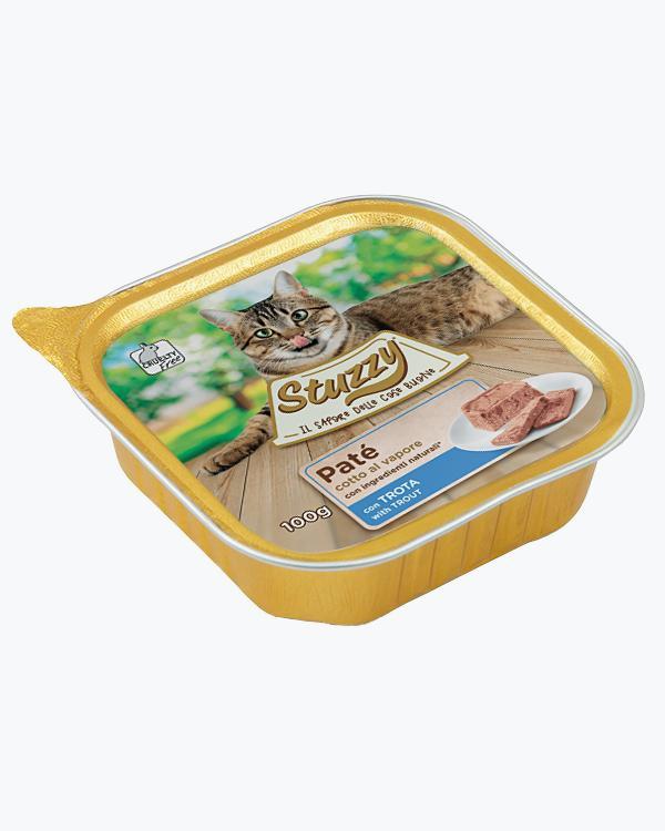 Вологий корм для кішок Stuzzy Mister Cat Trout паштет з фореллю, 100 г