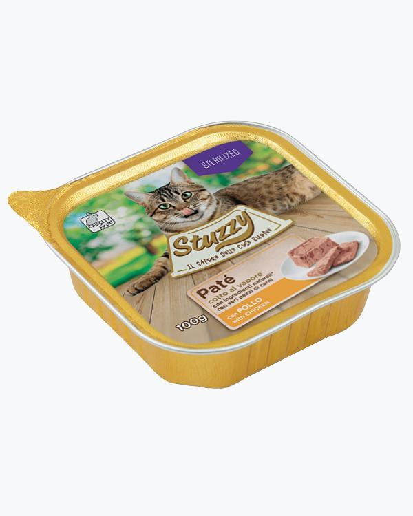 Вологий корм для стерилізованих кішок Stuzzy Cat Sterilized Chicken паштет з куркою, 100 г