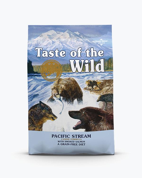 Сухой корм для взрослых собак Taste of the Wild Pacific Stream Canine Formula с лососем, 18 кг