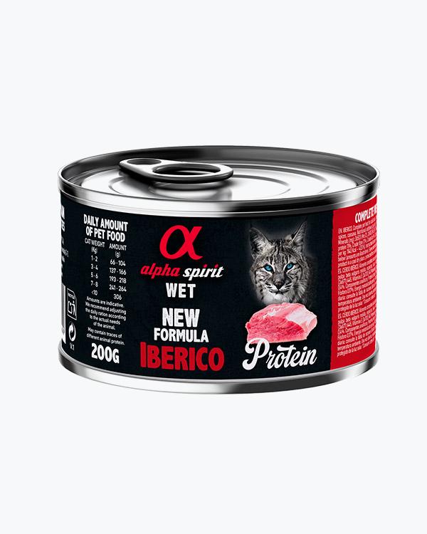 Консервований корм Alpha Spirit Iberico Protein, для котів, свинина, 200 г