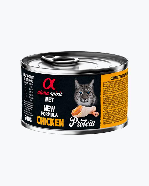Консервований корм Alpha Spirit Chicken Protein, для котів, курка, 200 г