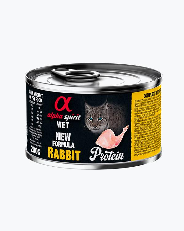 Консервований корм Alpha Spirit Rabbit Protein, для котів, кролик, 200 г