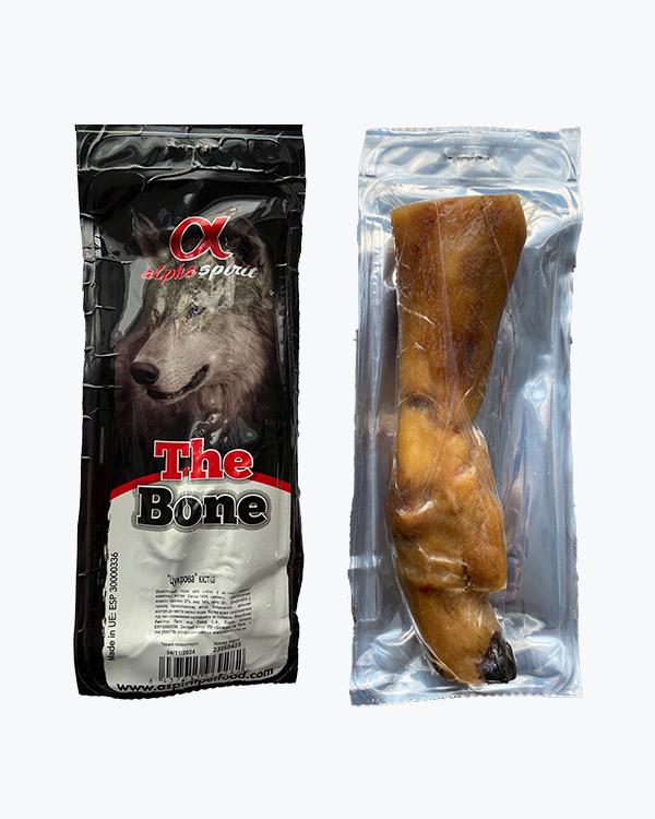 Лакомство для собак Alpha Spirit Leg Vacuum мясная кость, 20 см