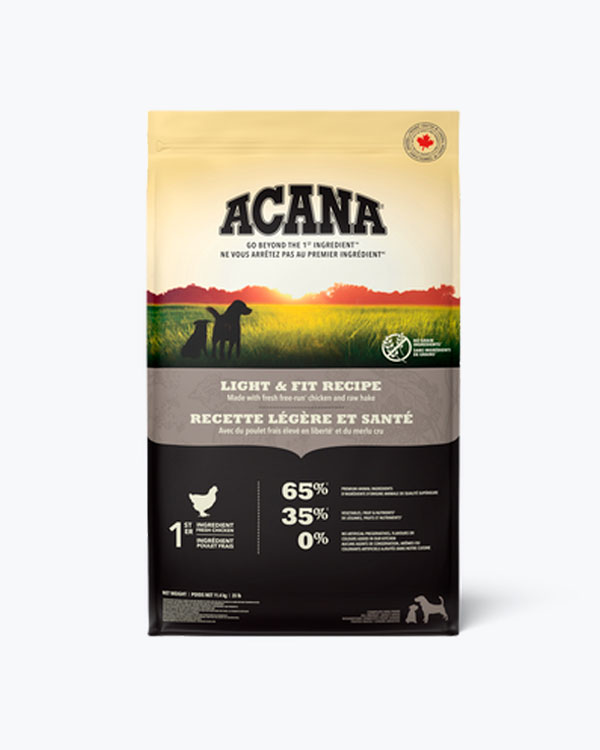 Сухой корм ACANA Light & Fit, для собак с избыточным весом, курица, 2 кг