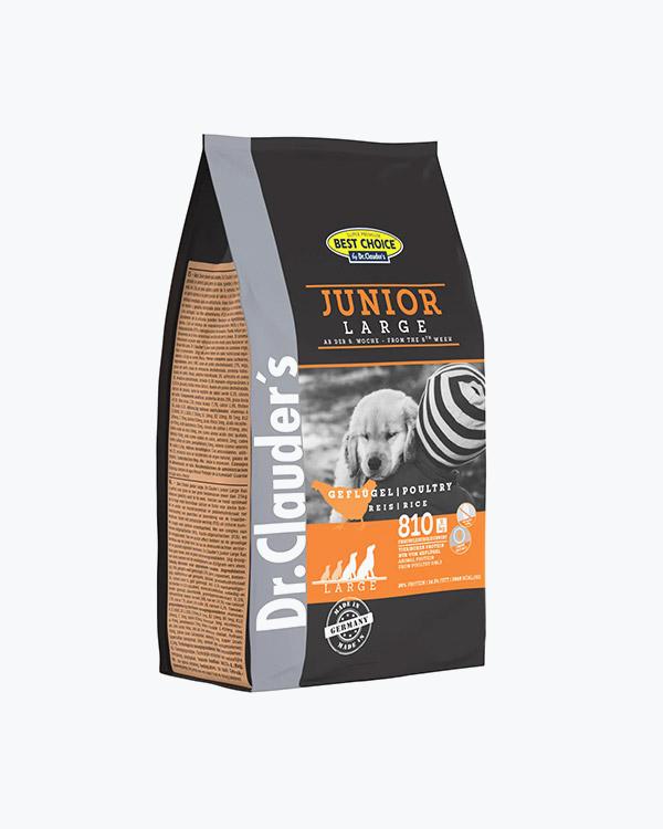 Сухий корм Dr.Clauder's Best Choice Junior Large, для цуценят великих порід, птиця з рисом, 350 г