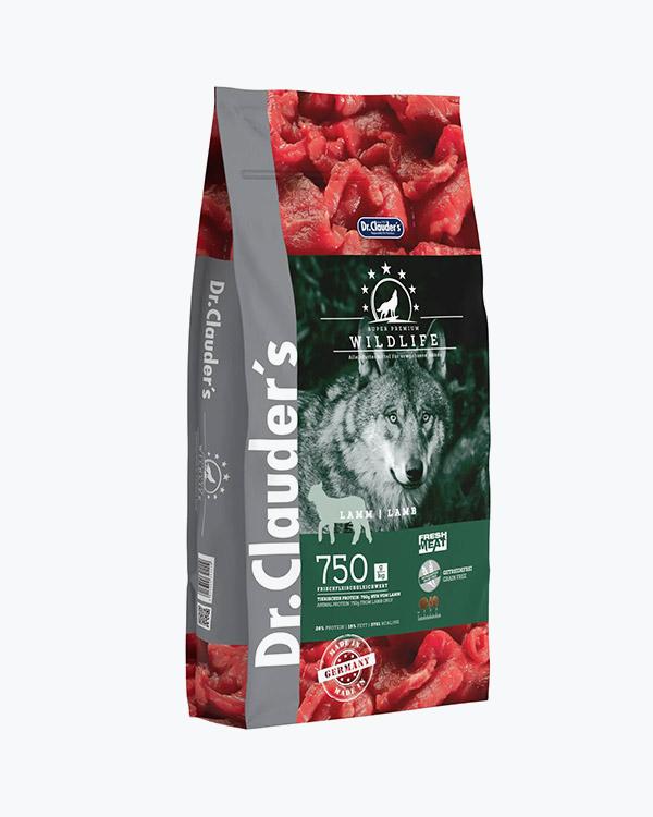 Сухой корм Dr.Clauder's Wildlife Lamb, для собак, с высоким содержанием мяса ягненка, 11.5 кг