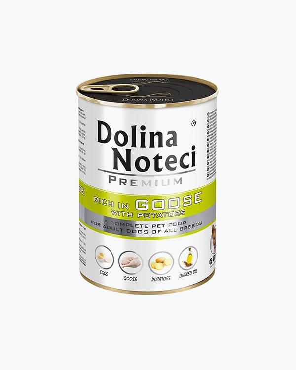 Консервированный корм для собак Dolina Noteci Premium гусь и картофель, 400 г