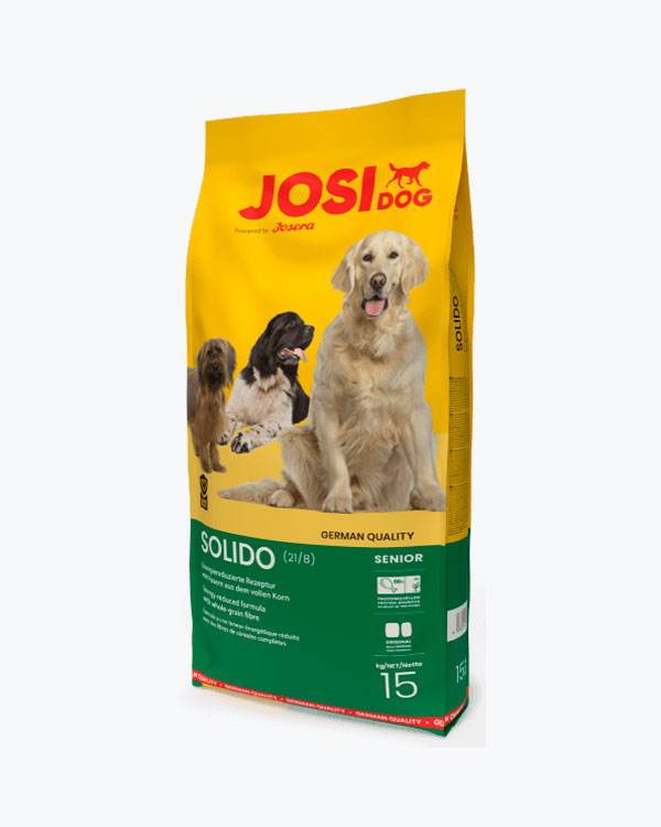 Сухой корм JosiDog Senior / Light, для малоподвижных и пожилых собак, 15 кг