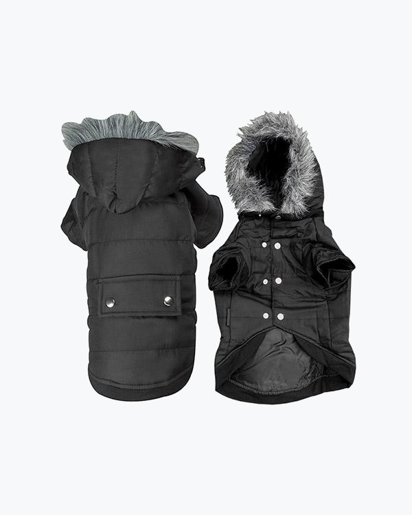 Куртка з капюшоном для собак Flamingo Polar Black, 42 см