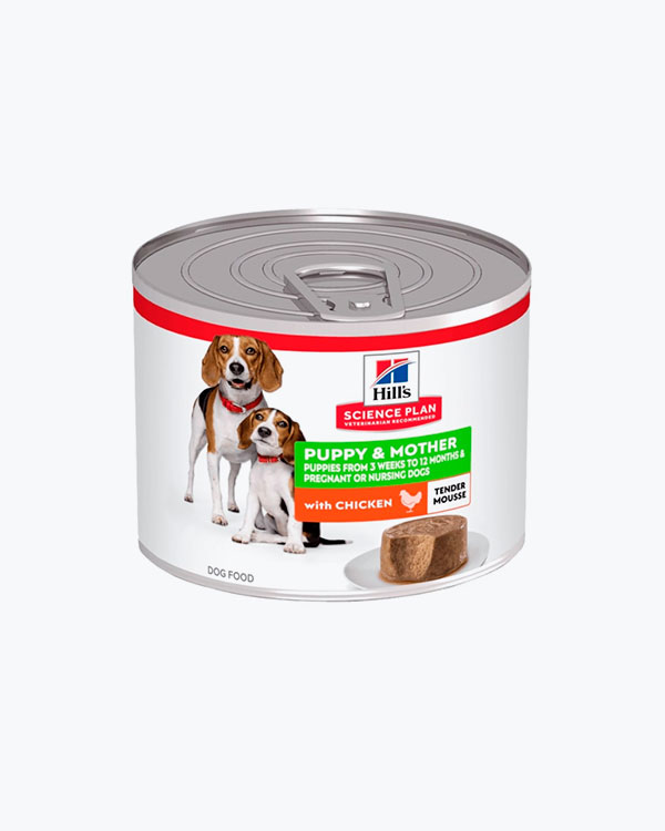 Вологий корм Hill's Science Plan Puppy & Mother для цуценят, вагітних та лактуючих, з куркою, 200 г