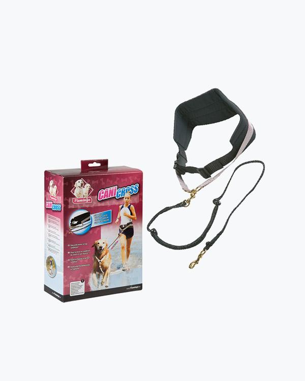 Пояс з повідцем для бігу та прогулянок із собакою Flamingo Canicross
