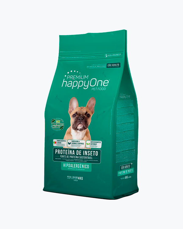 Сухий гіпоалергенний корм happyOne Premium Adult для дорослих собак, протеїн комах, 4 кг