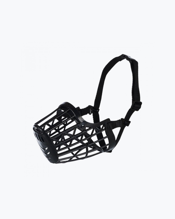 Намордник Trixie для собак, пластиковий, L 32 см (чорний)