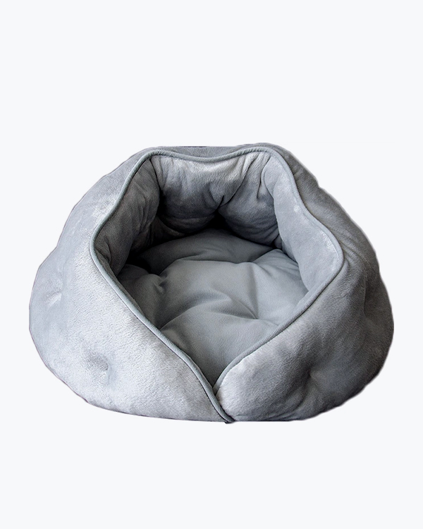 Лежак вiд Джека Ханок для собак та котів, сірий, 48х48х25 см