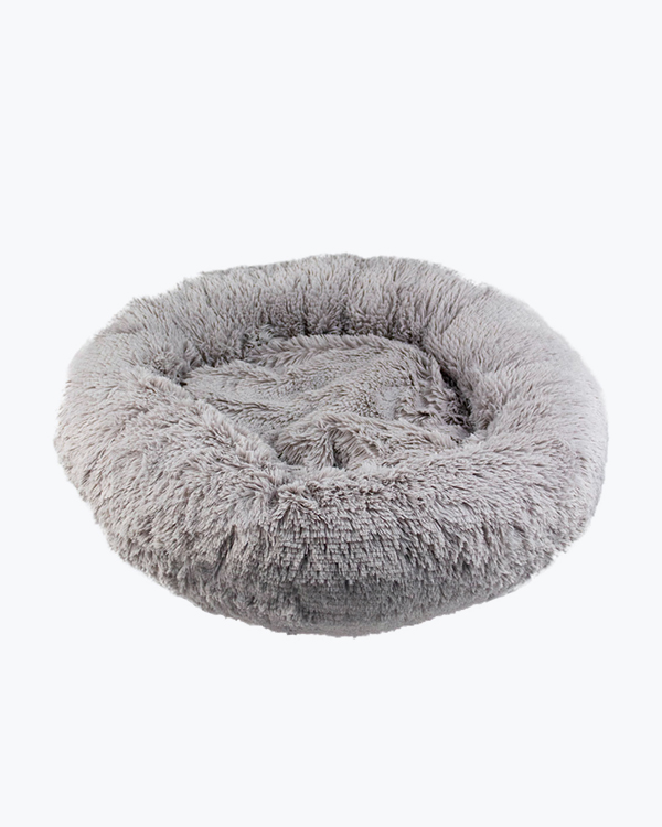 Лежак для тварин Пухнастики Пончик, сірий, 55х55