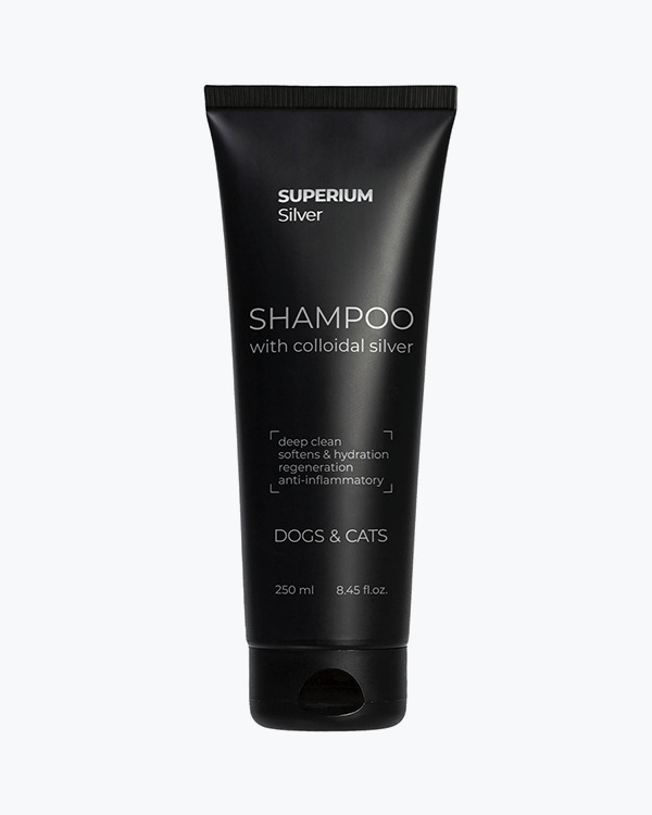Шампунь SUPERIUM Silver універсальний, з колоїдним сріблом, для котів та собак, 250 мл - фото 1