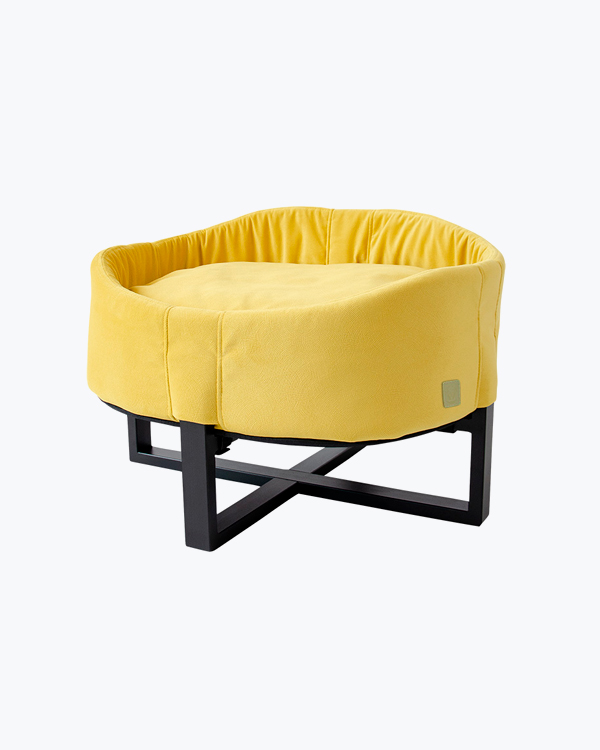 Лежак вiд Джека Джага М для собак та котів, жовтий, 60х50х45 см