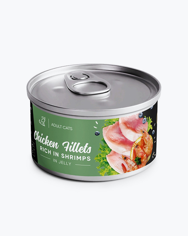 Корм вологий Savory Chicken Fillets rich in Shrimp in Jelly, для котів, філе курки з креветками в желе, 70 г
