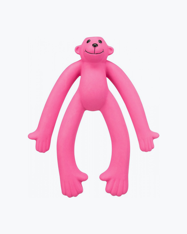 Игрушка Trixie для собак Обезьяна с пищалкой, латекс, 25 см