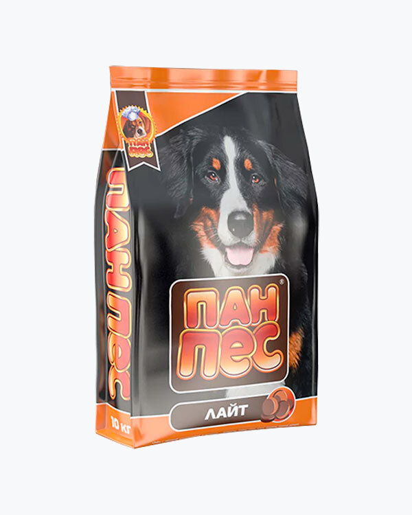 УЦІНКА - Сухий корм Пан-Пес Лайт, для малоактивних собак усіх порід схильних до повноти, 10 кг