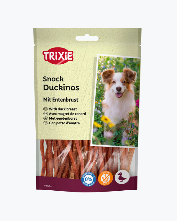 УЦІНКА - Ласощі Trixie Premio Duckinos для собак, з качкою, 80 г