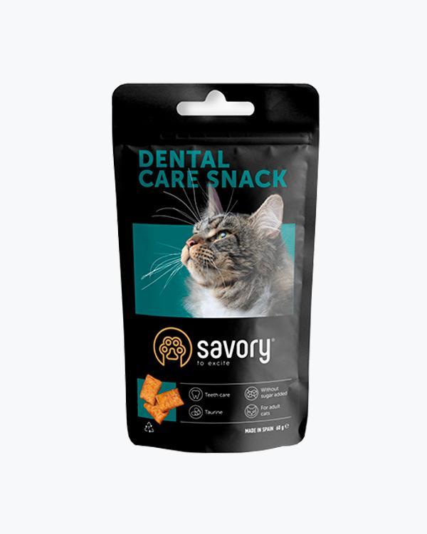 УЦЕНКА - Лакомство Savory Snack Dental Care, подушечки для гигиены зубов, 60 г