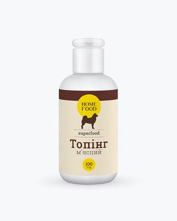 УЦІНКА - Топінг м'ясний для собак Home Food, 100 г