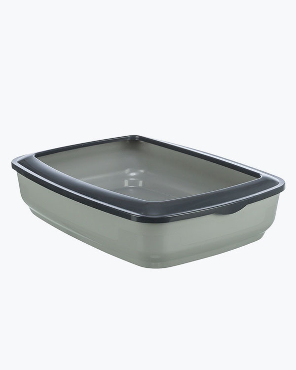 Туалет Trixie Brisko для котів, з бортами пластиковий, колір в асортименті, 38х11х50 см