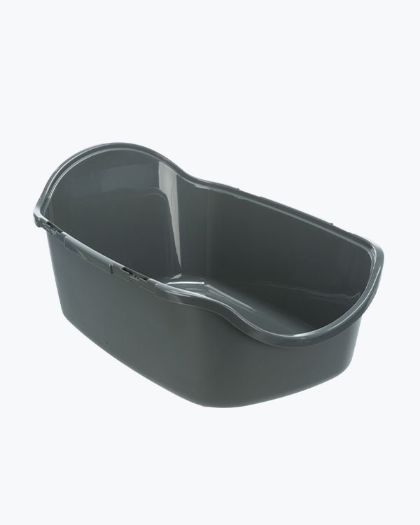 Туалет-будиночок Trixie Vico для котів, пластиковий, антрацитовий сіро-зелений, 40х40х56 см - фото 2