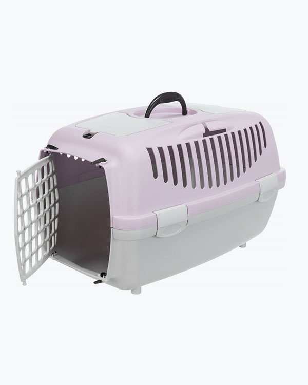 Контейнер-переноска Trixie Capri 2 XS-S, для котів та собак вагою до 8 кг, 37x34x55 см, рожева - фото 2