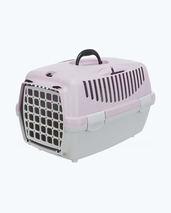 Контейнер-переноска Trixie Capri 2 XS-S, для котів та собак вагою до 8 кг, 37x34x55 см, рожева - фото 1