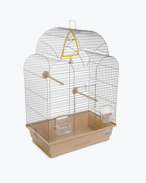 Клітка Природа Ізабель 1 для дрібних декоративних птахів хромована, 44x27x61 см