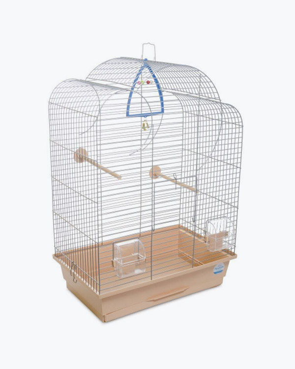 Клітка Природа Воля для дрібних декоративних птахів коричнева, 44x27x63 см