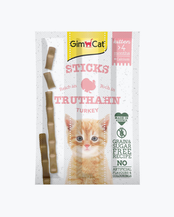 Ласощі GimCat Gimpet Kitten М'ясні палички для кошенят, 3 шт