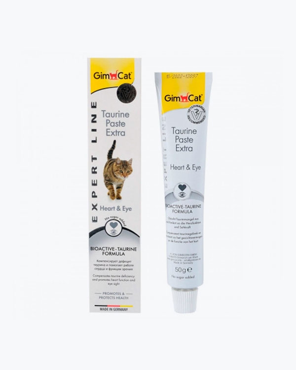 Вітаміни GimCat Expert Line Taurine Extra для котів для підтримки серця та зору, 50 г