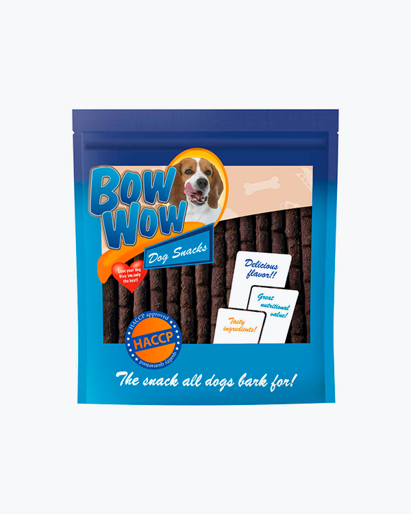 Ласощі  для собак Bow wow, м'ясні палички з яловичини, 420гр/12 см (50 шт/уп)