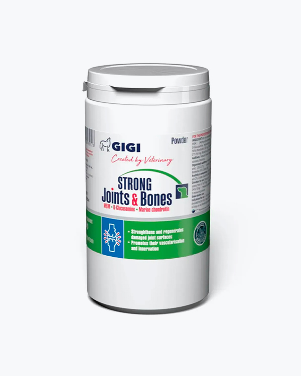 Добавка GiGi Strong Joints & Bones, для зміцнення суглобів та кісток собак, 1040 г, порошок - фото 1