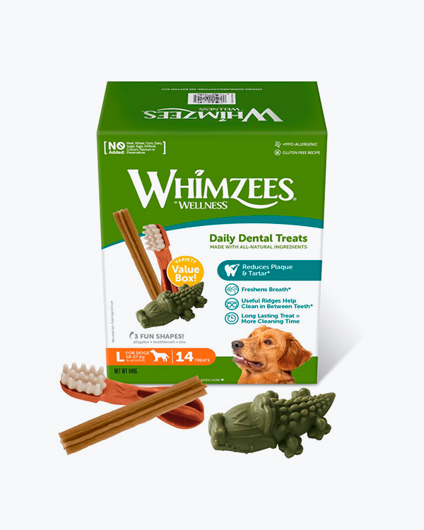 Набір ласощів Whimzees Variety Value L для собак, 14 шт