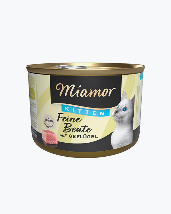 Вологий корм Miamor Feine Beute mit Geflügel з птицею для кошенят, 185 г