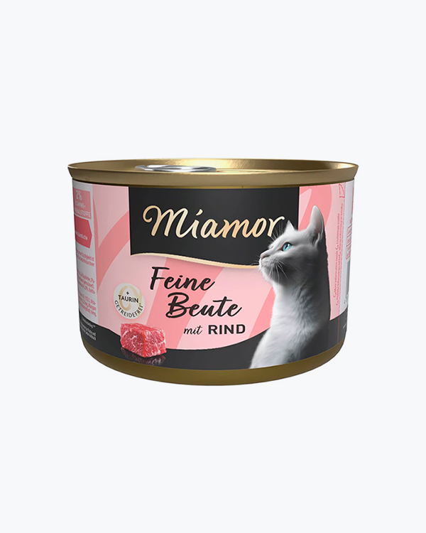 Вологий корм Miamor Feine Beute mit Rind з яловичиною для кошенят, 185 г