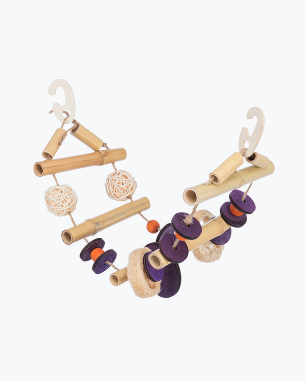 Підвісний міст Trixie для птахів на сизалі бамбук кокос ратанг дерево, 45 см