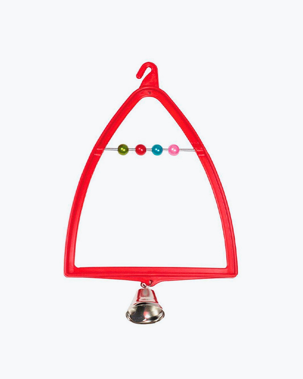 Іграшка Природа Гойдалка для папуг з дзвіночком, 12х19 см 5 шт