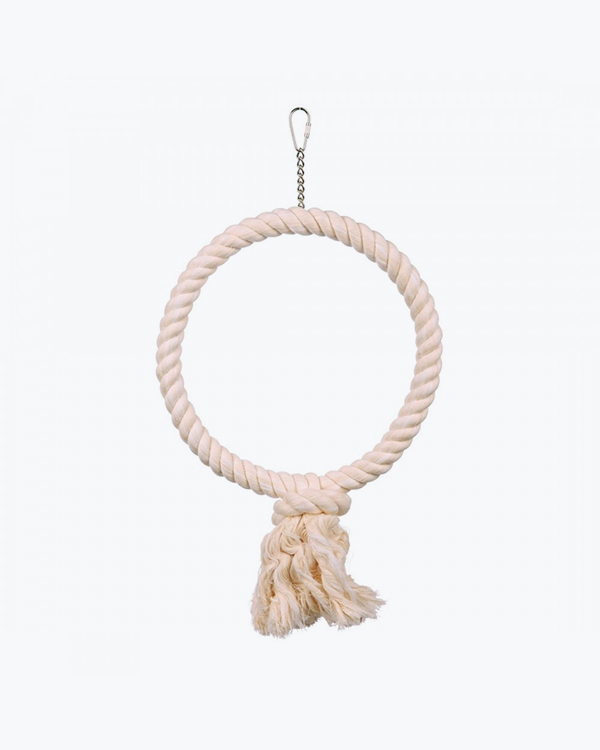 Іграшка Trixie для птахів Кільце з канату плетене текстиль, 25 см