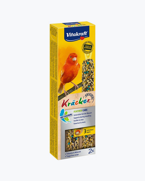 Ласощі Vitakraft Kracker Original Feather Care для канарок під час линьки, 60 г / 2 шт