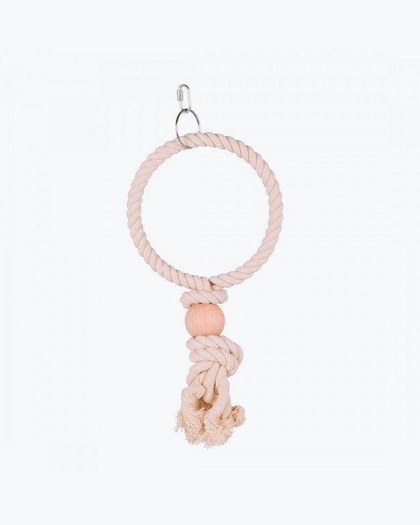 Іграшка Trixie для птахів Кільце з канату плетене текстиль, 19 см